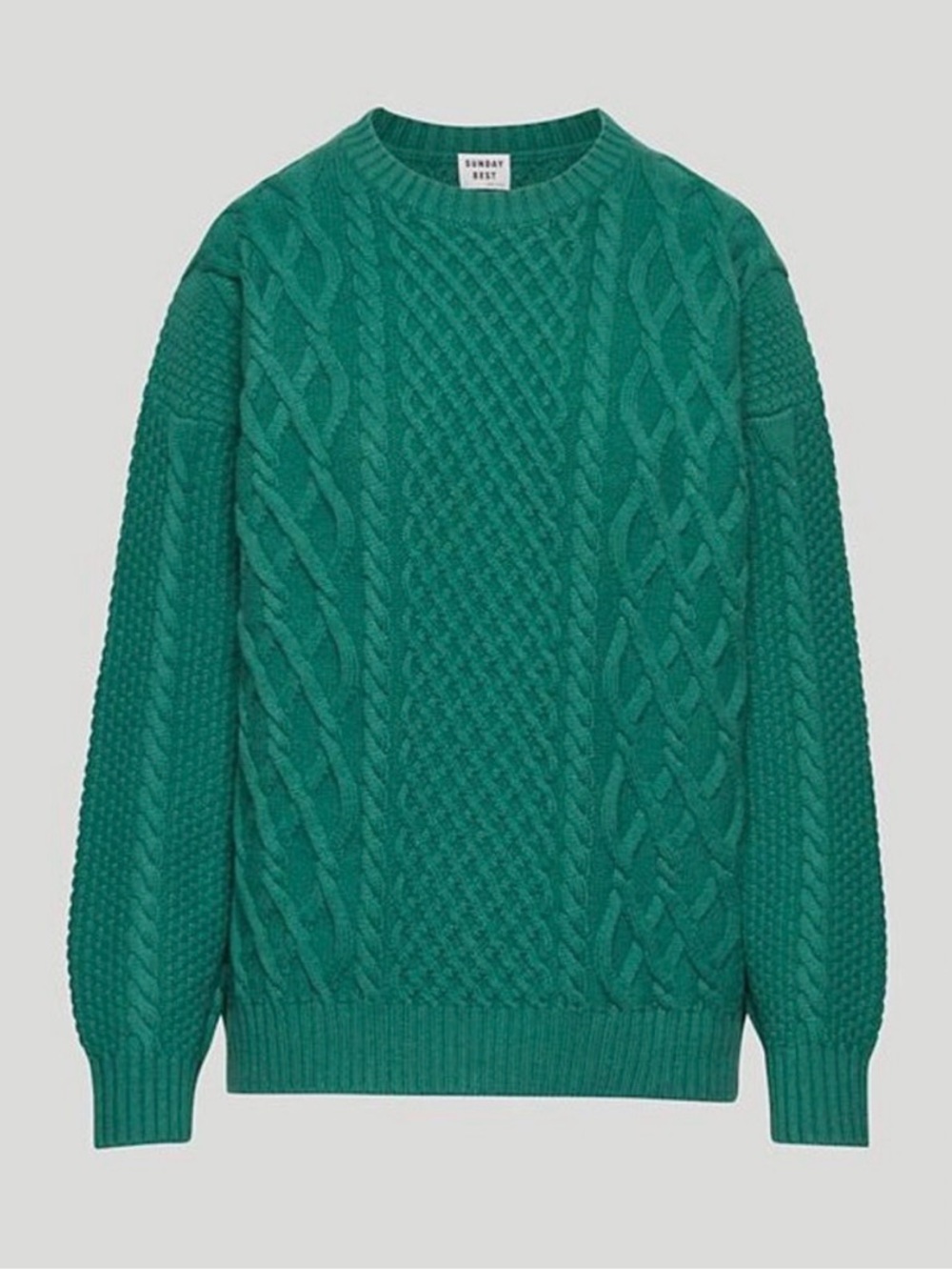 Aritzia Sunday Best Peggy Sweater Cable Knit V-Neck Size xxs xs small green